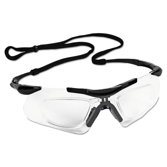 V60 Nemesis Rx Reader Safety Glasses, Black Frame, Clear Anti-fog Lens, 12/box