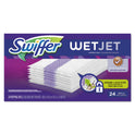 Swiffer WetJet System Refill Cloths, 11.3" x 5.4", White, 24/Box, 4/Carton (08443CT)