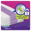 Swiffer WetJet System Refill Cloths, 11.3" x 5.4", White, 24/Box, 4/Carton (08443CT)