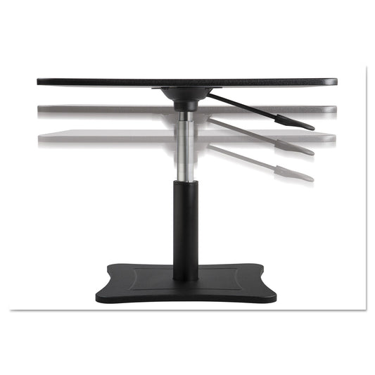 Victor DC230 Adjustable Laptop Stand, 21" x 13" x 12" to 15.75", Black, Supports 20 lbs (DC230B)