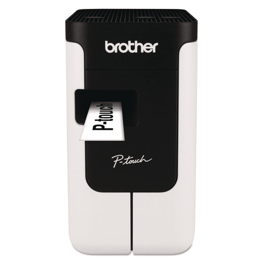 Brother PT-P700 PC-Connectable Label Printer, 30 mm/s Print Speed, 3.1 x 6 x 5.6