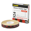 Scotch ATG Adhesive Transfer Tape, Permanent, Holds Up to 0.5 lbs, 0.5" x 36 yds, Clear (92412)