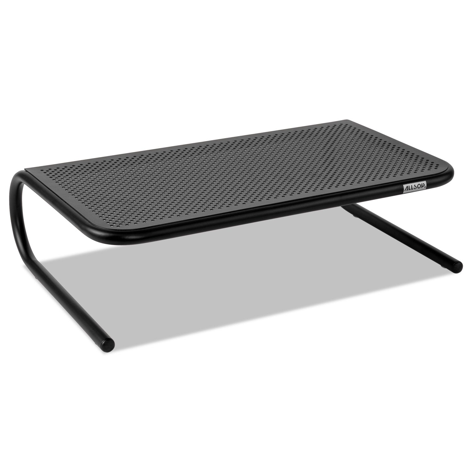 Allsop Metal Art Monitor Stand, 19" x 12.5" x 5.25", Black, Supports 30 lbs (30336)