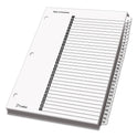 Cardinal OneStep Printable Table of Contents and Dividers, 31-Tab, 1 to 31, 11 x 8.5, White, White Tabs, 1 Set (60113)