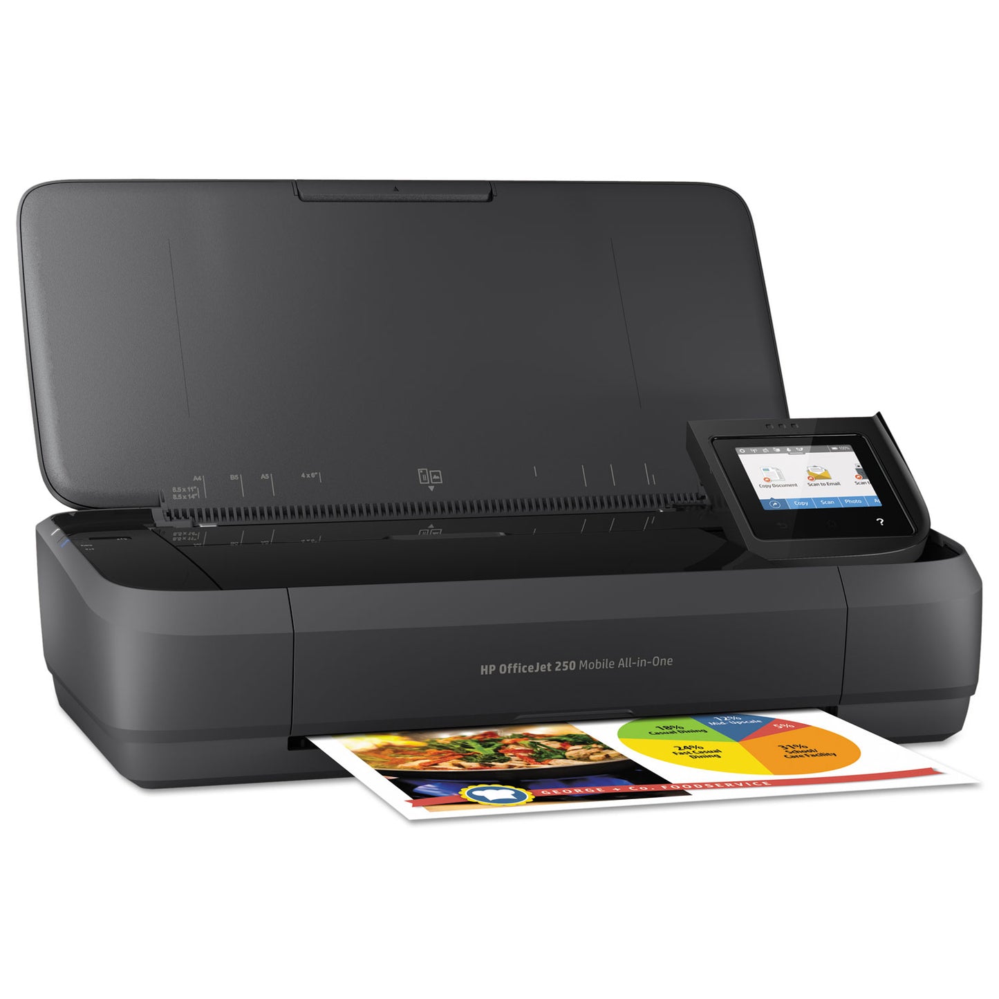 HP OfficeJet 250 Mobile All-in-One Printer, Copy/Print/Scan (CZ992A)