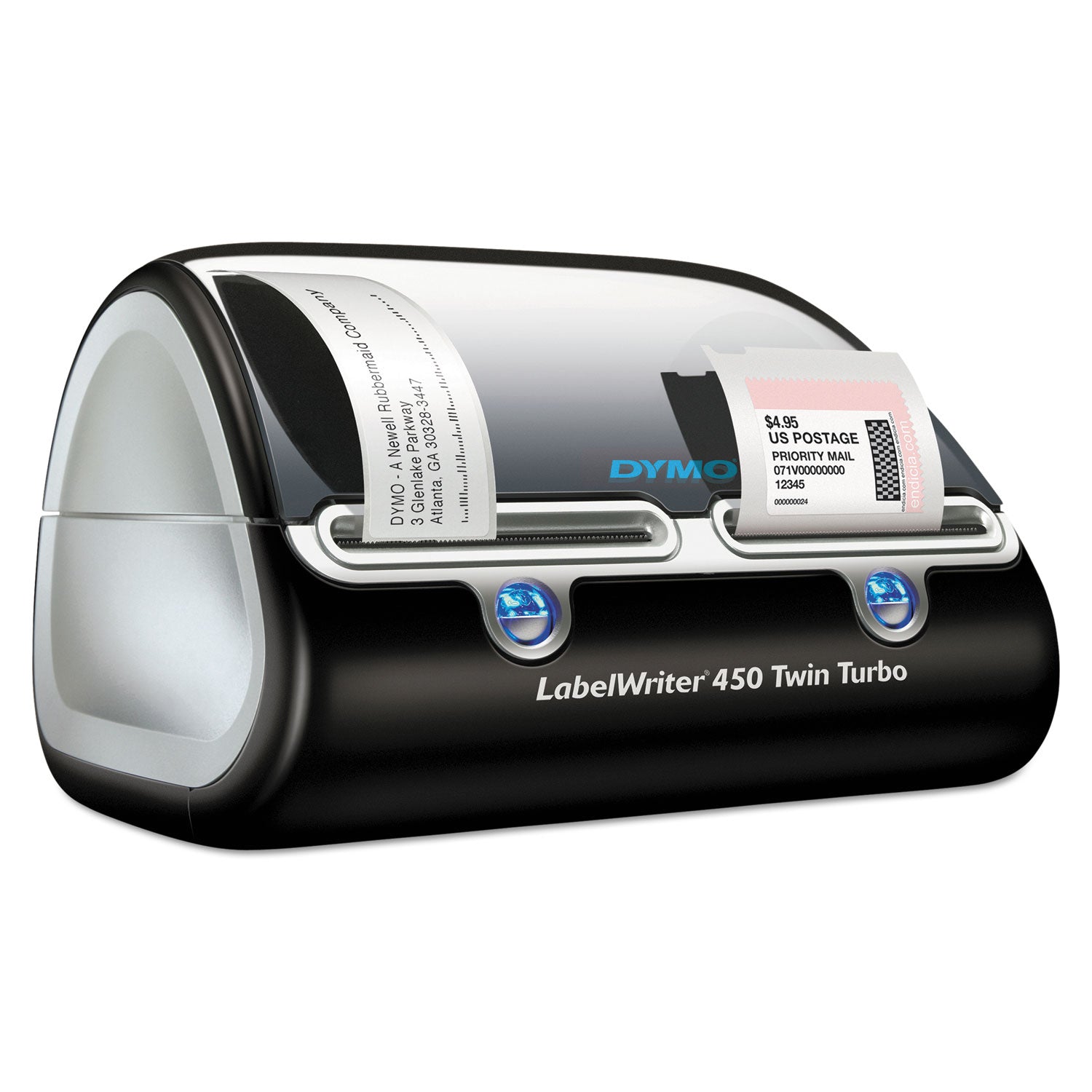 DYMO LabelWriter 450 Twin Turbo Label Printer, 71 Labels/min Print Speed, 5.5 x 8.4 x 7.4 (1752266)