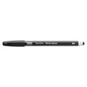 Paper Mate InkJoy 100 Ballpoint Pen/Stylus, Stick, Medium 1 mm, Black Ink, Black Barrel, Dozen (1951348)