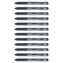 Paper Mate InkJoy Gel Pen, Retractable, Fine 0.5 mm, Black Ink, Black Barrel, Dozen (1951720)