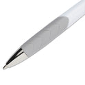 Paper Mate InkJoy 700 RT Ballpoint Pen, Retractable, Medium 1 mm, Black Ink, White/Gray Barrel, Dozen (1951347)