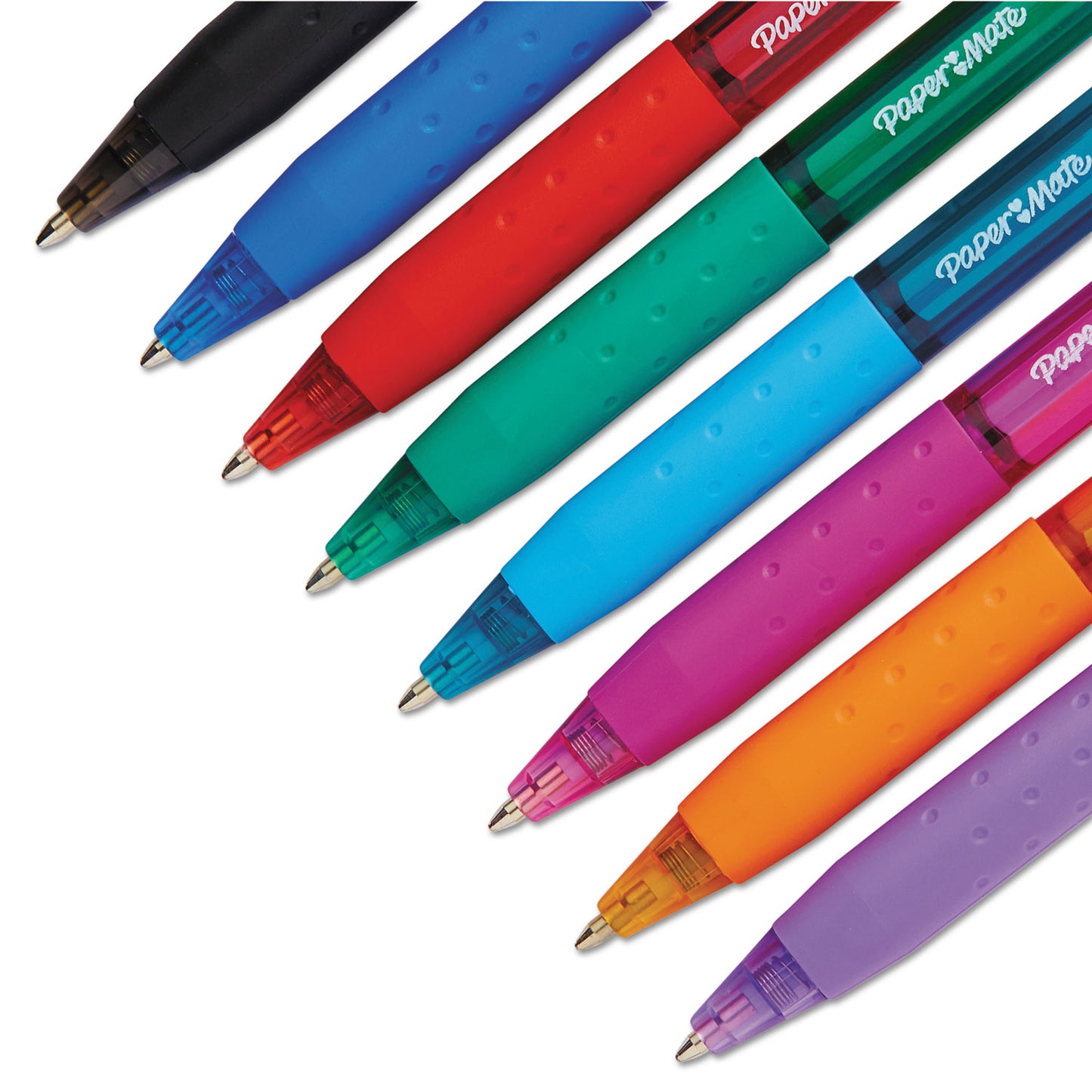 Paper Mate InkJoy 300 RT Ballpoint Pen Retractable, Medium 1 mm, Assorted Ink and Barrel Colors, 8/Pack (1945921)