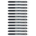 Paper Mate InkJoy Gel Pen, Retractable, Fine 0.5 mm, Black Ink, Black Barrel, Dozen (1951720)