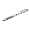 Paper Mate InkJoy 700 RT Ballpoint Pen, Retractable, Medium 1 mm, Blue Ink, White/Gray Barrel, Dozen (1951346)