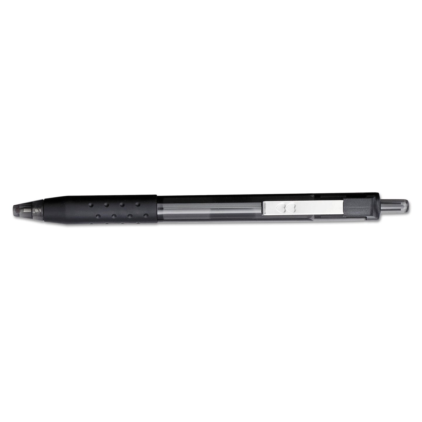 Paper Mate InkJoy 300 RT Ballpoint Pen, Refillable, Retractable, Medium 1 mm, Black Ink, Black Barrel, 24/Pack (1945925)