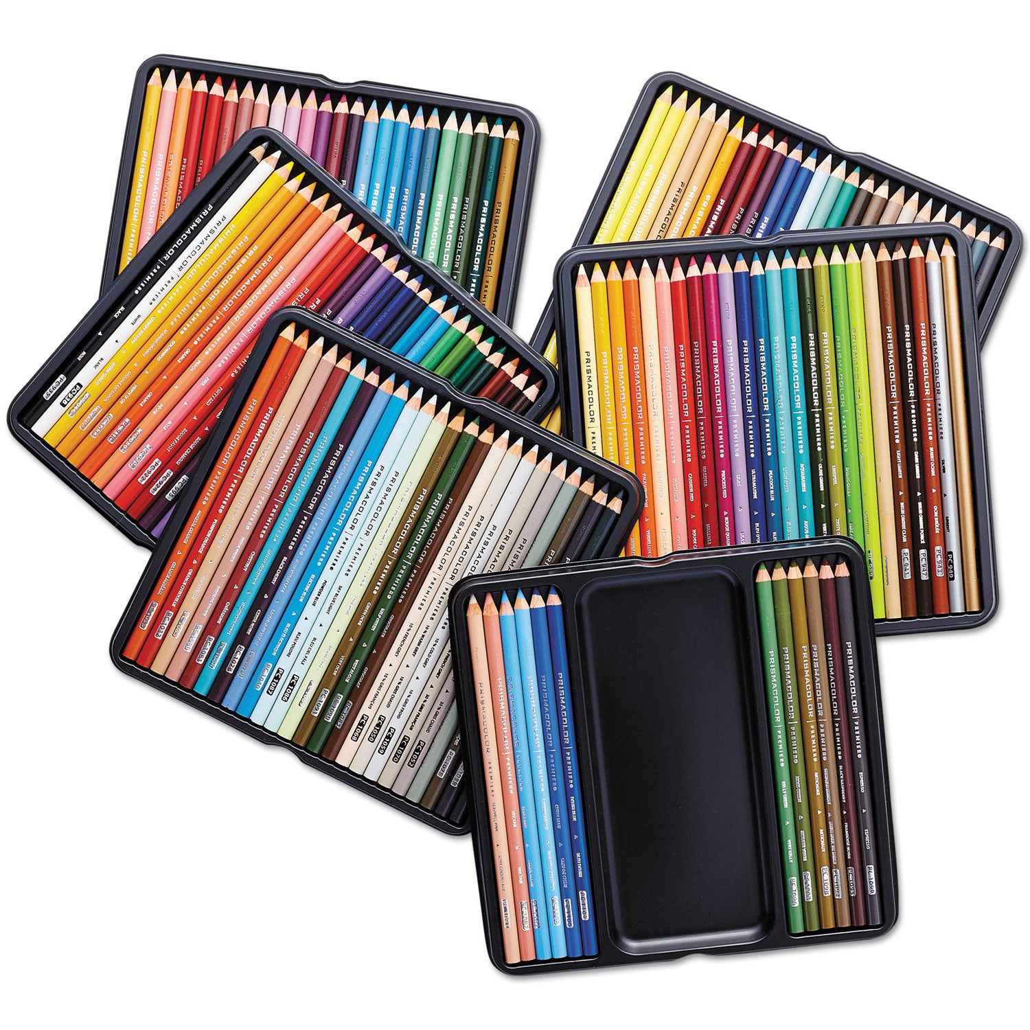 Prismacolor Premier Colored Pencil, 0.7 mm, 2B, Assorted Lead and Barrel Colors, 132/Pack (4484)