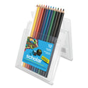 Prismacolor Scholar Colored Pencil Set, 3 mm, 2B, Assorted Lead and Barrel Colors, Dozen (92804)