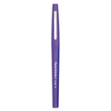 Paper Mate Point Guard Flair Felt Tip Porous Point Pen, Stick, Medium 0.7 mm, Purple Ink, Purple Barrel, Dozen (8450152)