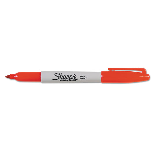 Sharpie Fine Tip Permanent Marker Value Pack, Fine Bullet Tip, Red, 36/Pack (1920937)