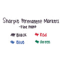 Sharpie Fine Tip Permanent Marker, Fine Bullet Tip, Red, Dozen (30002B)