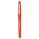 Paper Mate Point Guard Flair Felt Tip Porous Point Pen, Stick, Medium 0.7 mm, Red Ink, Red Barrel, Dozen (8420152)