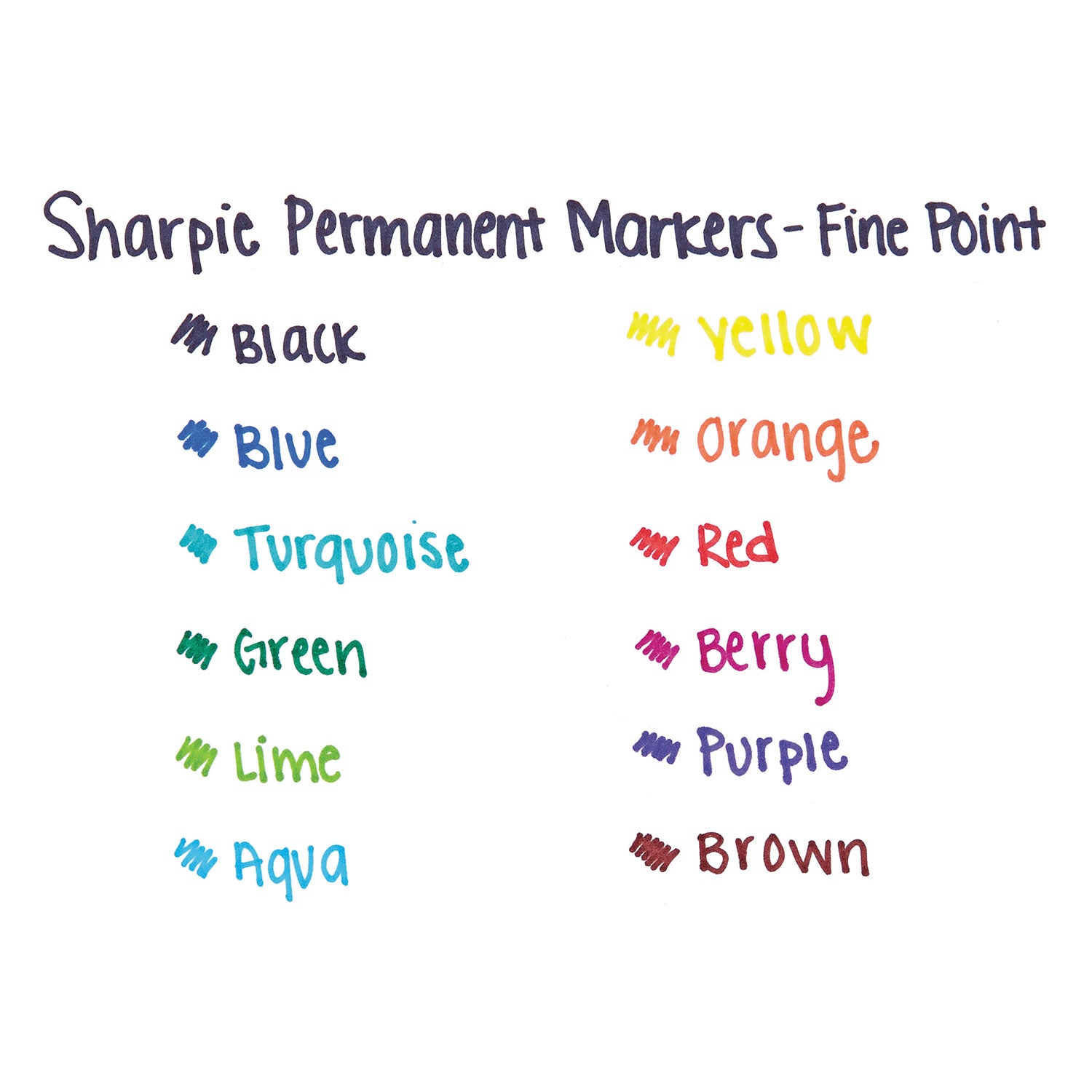 Sharpie Fine Tip Permanent Marker, Fine Bullet Tip, Blue, Dozen (30003B)