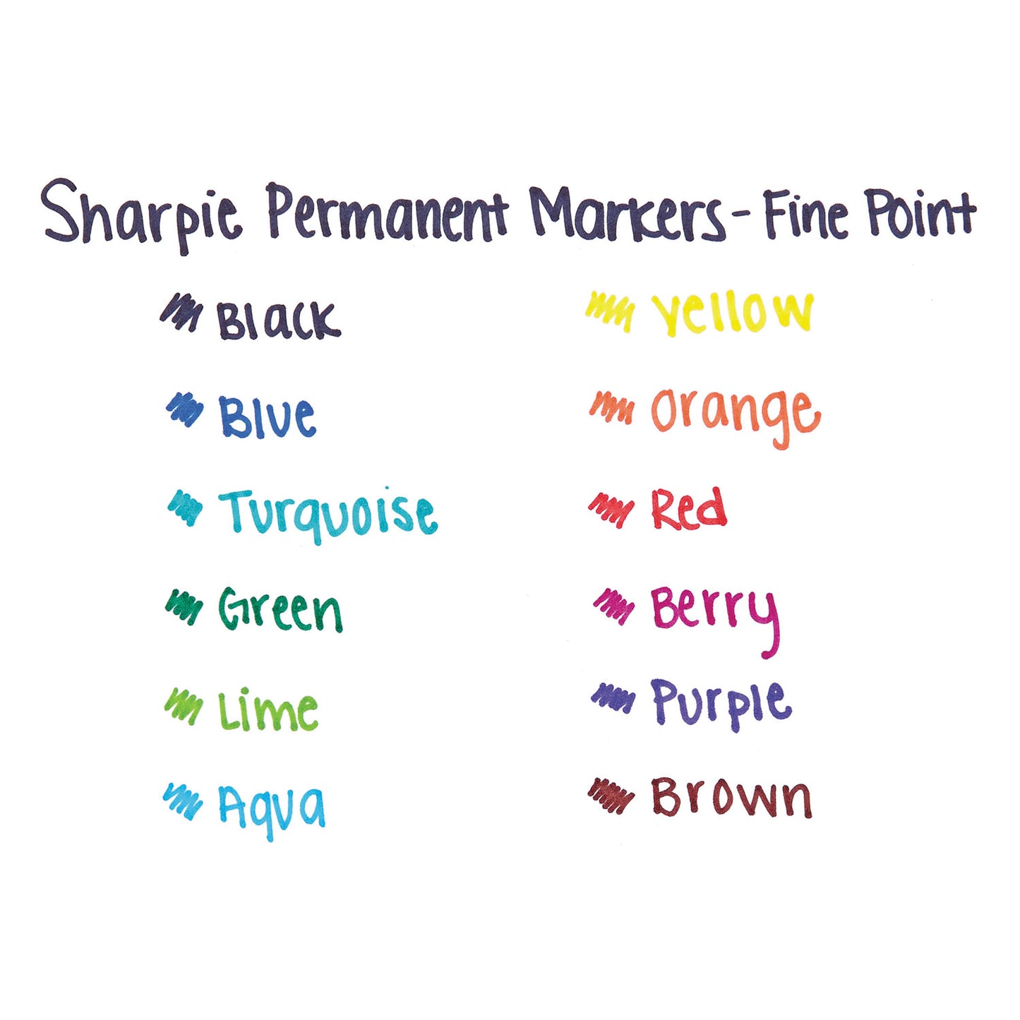 Sharpie Fine Tip Permanent Marker, Fine Bullet Tip, Red, Dozen (30002B)
