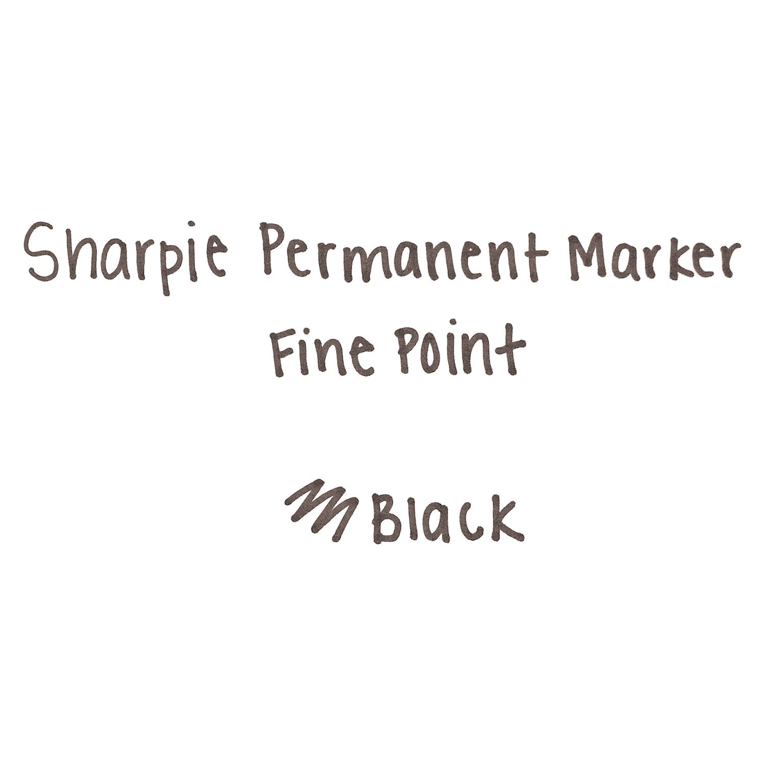 Sharpie Fine Tip Permanent Marker, Fine Bullet Tip, Black, 5/Pack (30665PP)