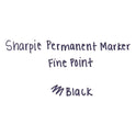 Sharpie Fine Tip Permanent Marker Value Pack, Fine Bullet Tip, Black, 36/Pack (1884739)