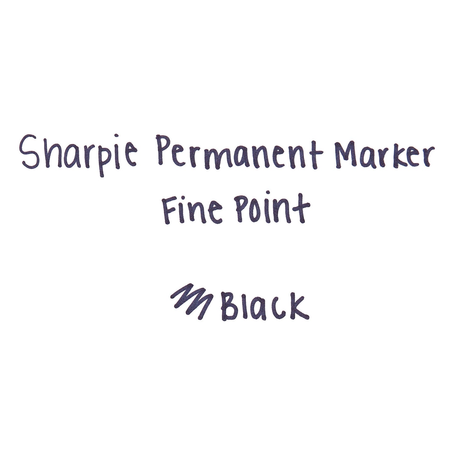 Sharpie Fine Tip Permanent Marker Value Pack, Fine Bullet Tip, Black, 36/Pack (1884739)
