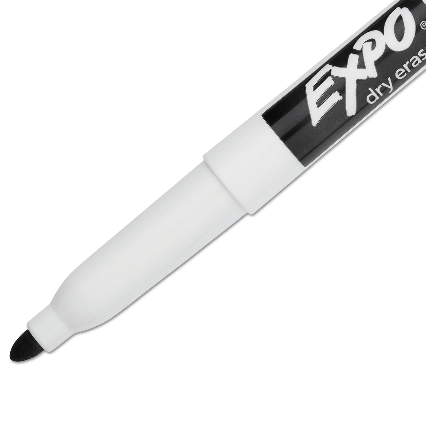 EXPO Low-Odor Dry-Erase Marker Value Pack, Fine Bullet Tip, Black, 36/Box (1921062)