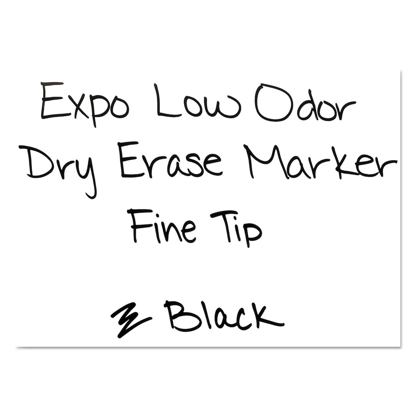 EXPO Low-Odor Dry-Erase Marker Value Pack, Fine Bullet Tip, Black, 36/Box (1921062)