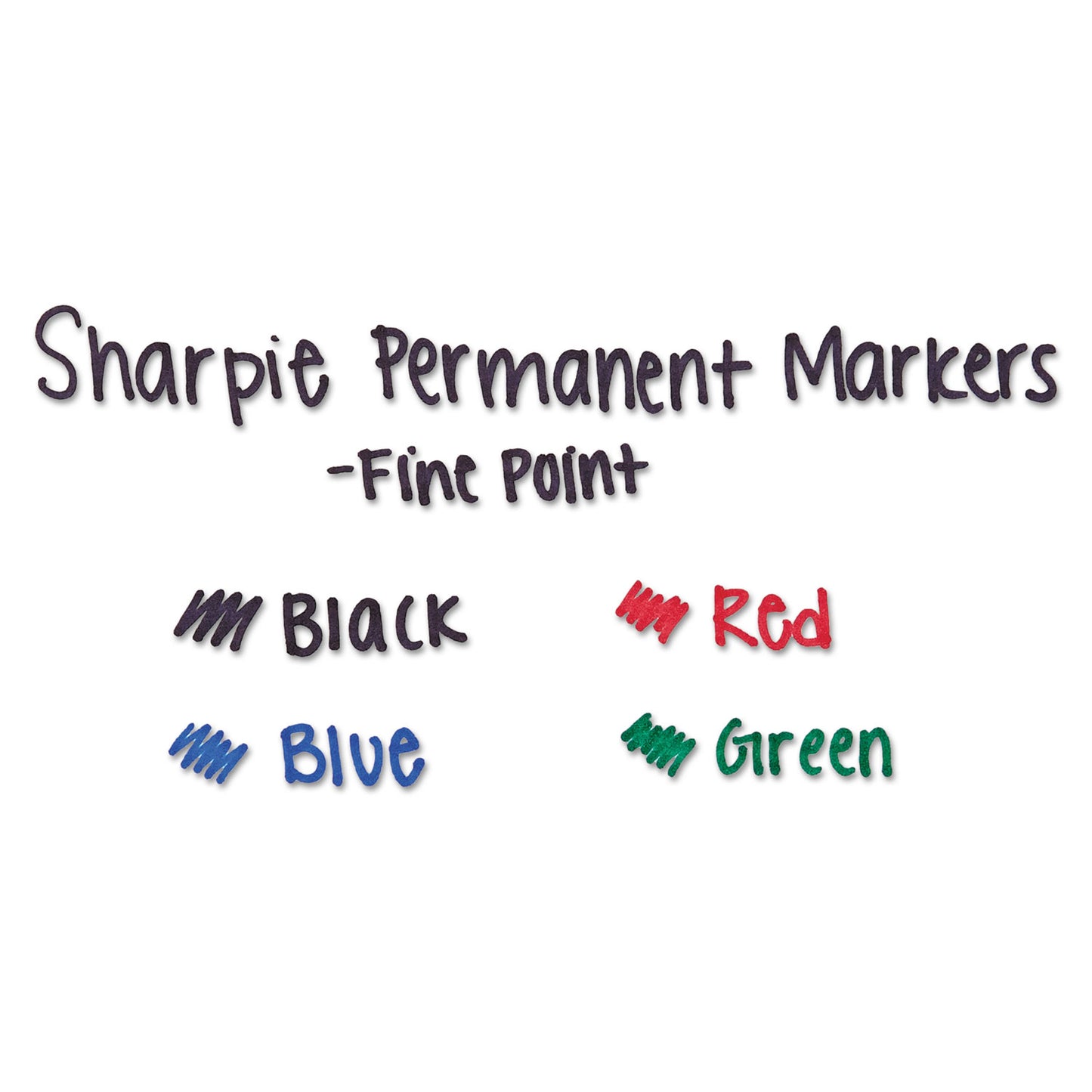 Sharpie Fine Tip Permanent Marker Value Pack, Fine Bullet Tip, Assorted Colors, 36/Pack (1921559)