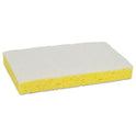 Scotch-Brite Light-Duty Scrubbing Sponge, #63, 3.6 x 6.1, 0.7" Thick, Yellow/White, 20/Carton (08251)