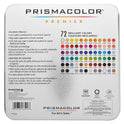 Prismacolor Premier Colored Pencil, 0.7 mm, 2H (#4), Assorted Lead and Barrel Colors, 72/Pack (3599TN)