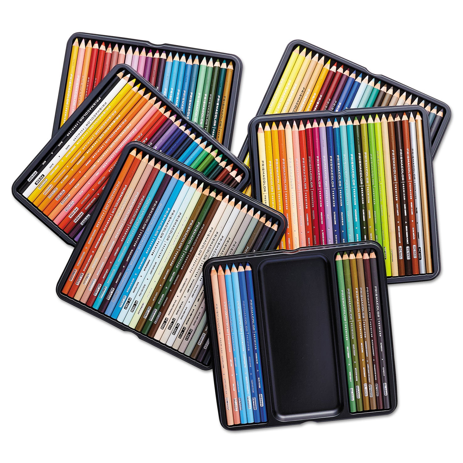 Prismacolor Premier Colored Pencil, 0.7 mm, 2B, Assorted Lead and Barrel Colors, 132/Pack (4484)