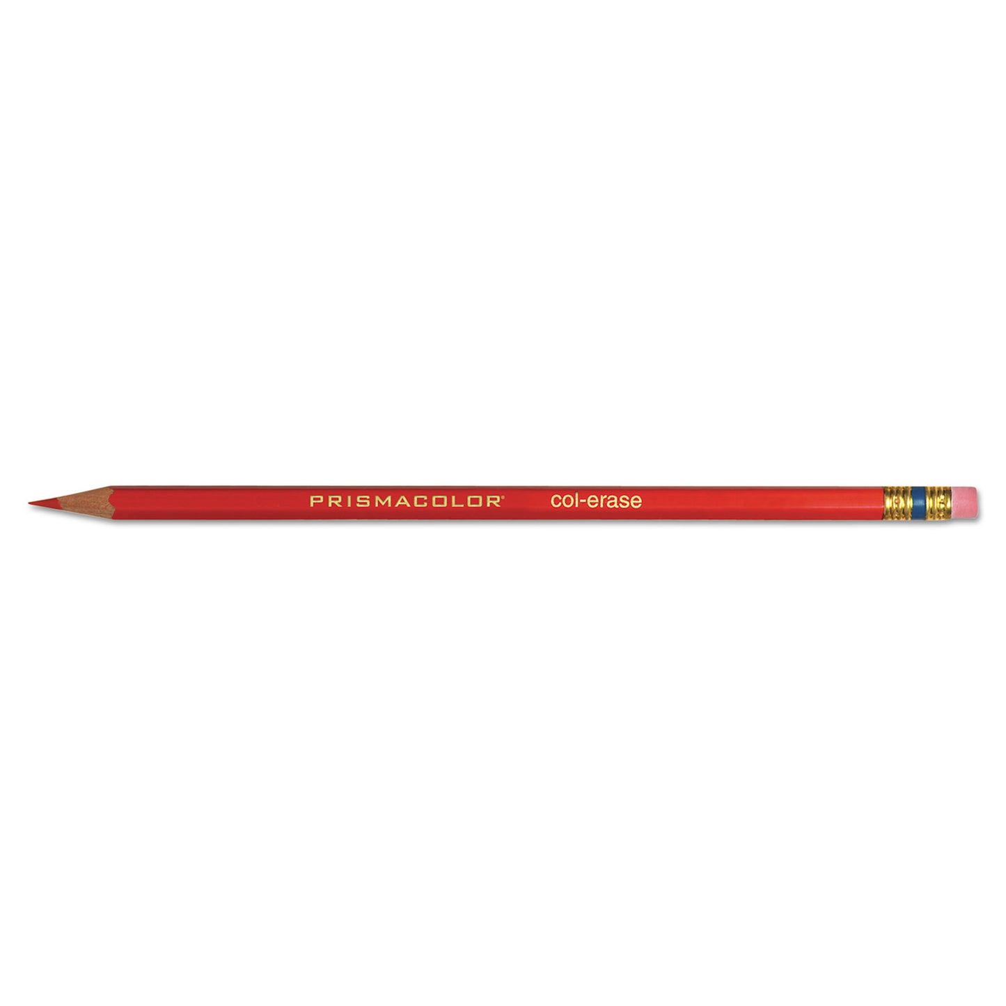 Prismacolor Col-Erase Pencil with Eraser, 0.7 mm, 2B, Assorted Lead and Barrel Colors, 24/Pack (20517)