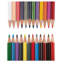 Prismacolor Col-Erase Pencil with Eraser, 0.7 mm, 2B, Assorted Lead and Barrel Colors, 24/Pack (20517)