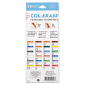 Prismacolor Col-Erase Pencil with Eraser, 0.7 mm, 2B, Assorted Lead and Barrel Colors, 24/Pack (20517)