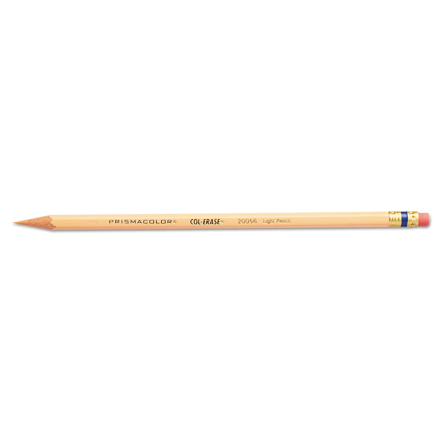 Prismacolor Col-Erase Pencil with Eraser, 0.7 mm, 2B, Assorted Lead and Barrel Colors, 24/Pack (20517)