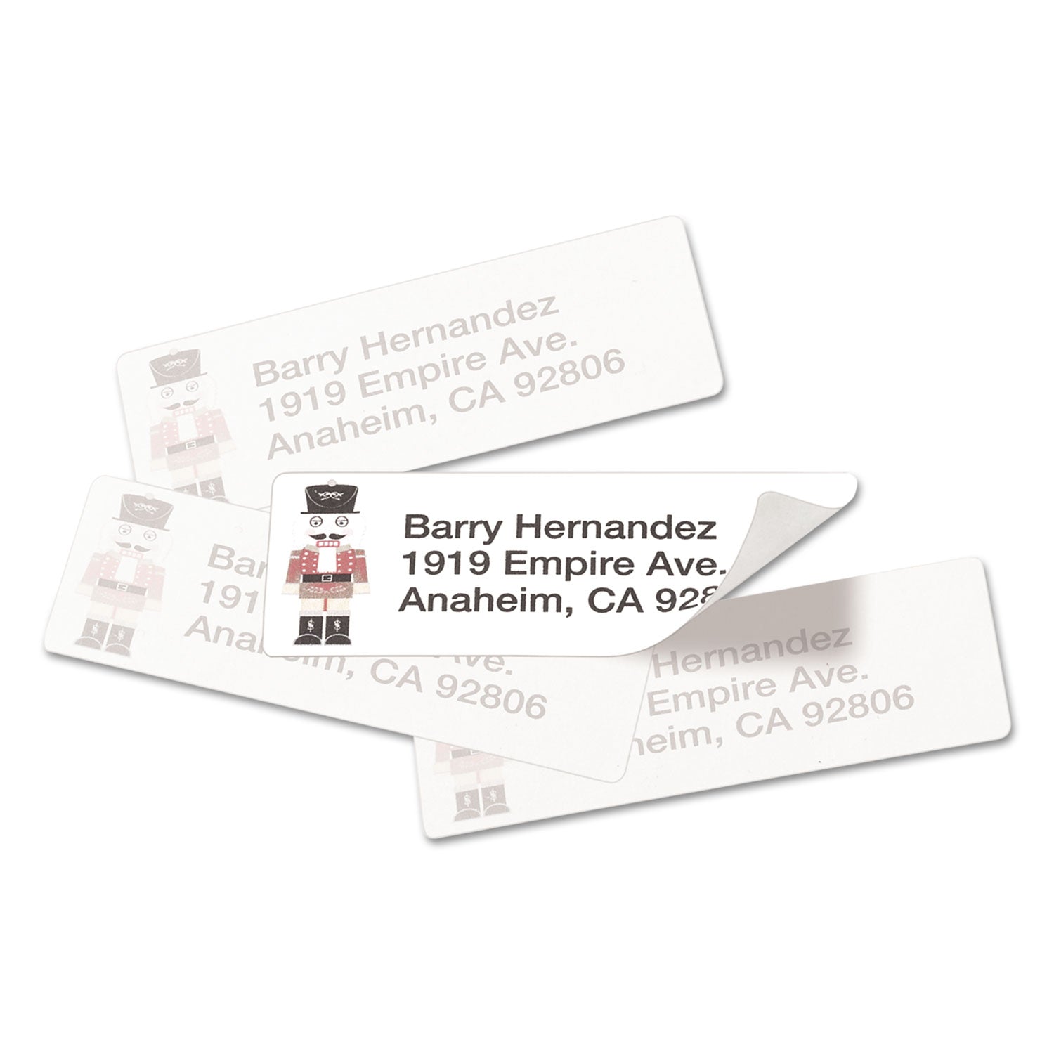 Avery Repositionable Address Labels w/SureFeed, Laser, 1 x 2.63, White, 3000/Box (55160)