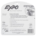 EXPO Magnetic Dry Erase Marker, Broad Chisel Tip, Black, 4/Pack (1944729)