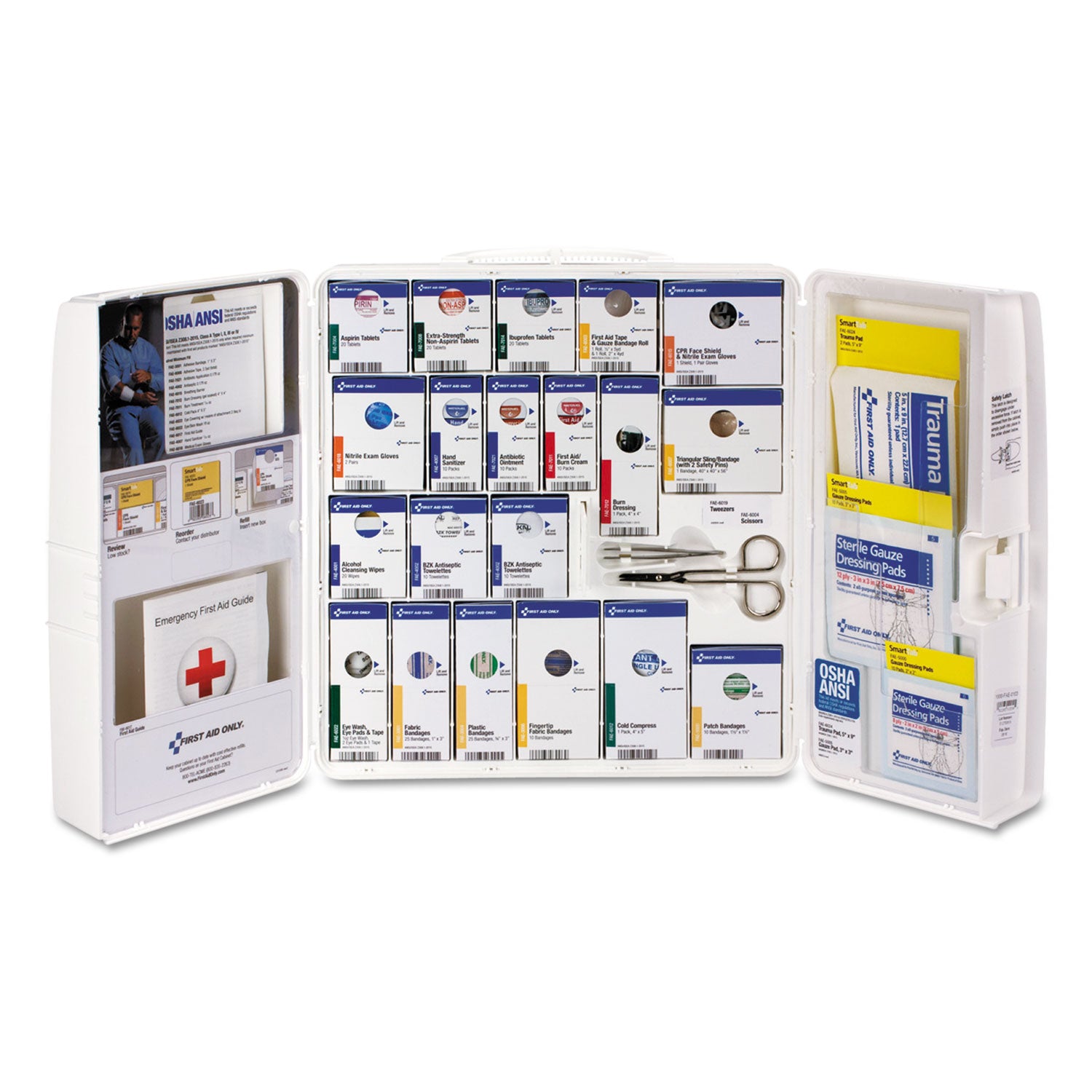 First Aid Only ANSI 2021 SmartCompliance General Business First Aid Station Class A+, 50 People, 241 Pieces (90608021)