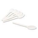 Conserve Corn Starch Cutlery, Spoon, White, 100/Pack (10232)