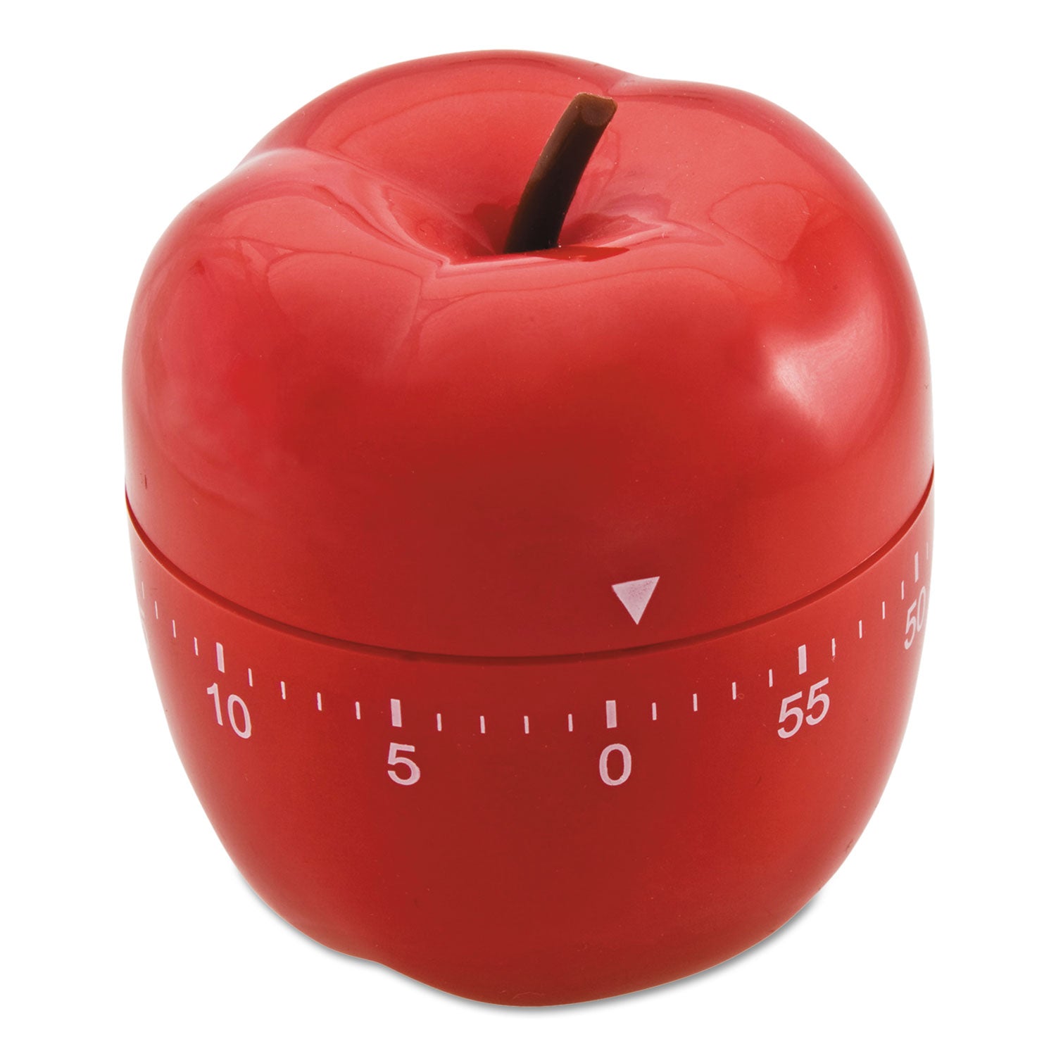 Baumgartens Shaped Timer, 4" Diameter x 4"h, Red Apple (77042)