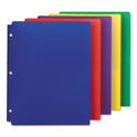 Smead Poly Snap-In Two-Pocket Folder, 50-Sheet Capacity, 11 x 8.5, Assorted, 10/Pack (87939)