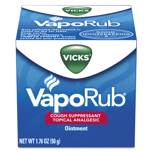 Vicks VapoRub, 1.76 oz Jar, 36/Carton (00361)