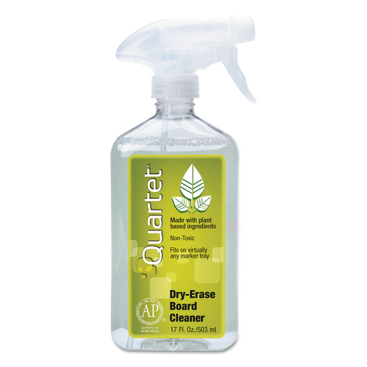 Quartet Whiteboard Spray Cleaner for Dry Erase Boards, 17 oz Spray Bottle (550)