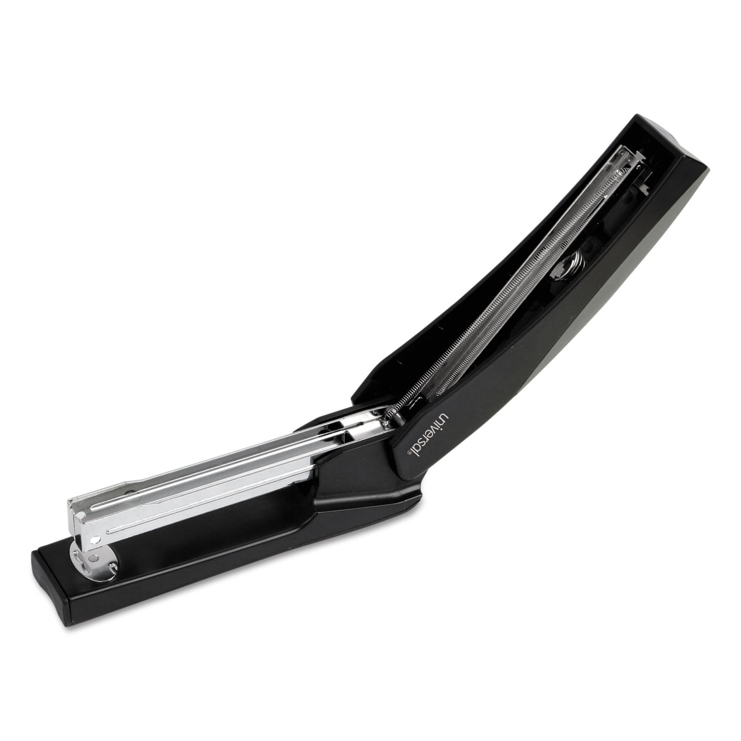 Universal Stand-Up Full Strip Stapler, 20-Sheet Capacity, Black/Gray (43148)