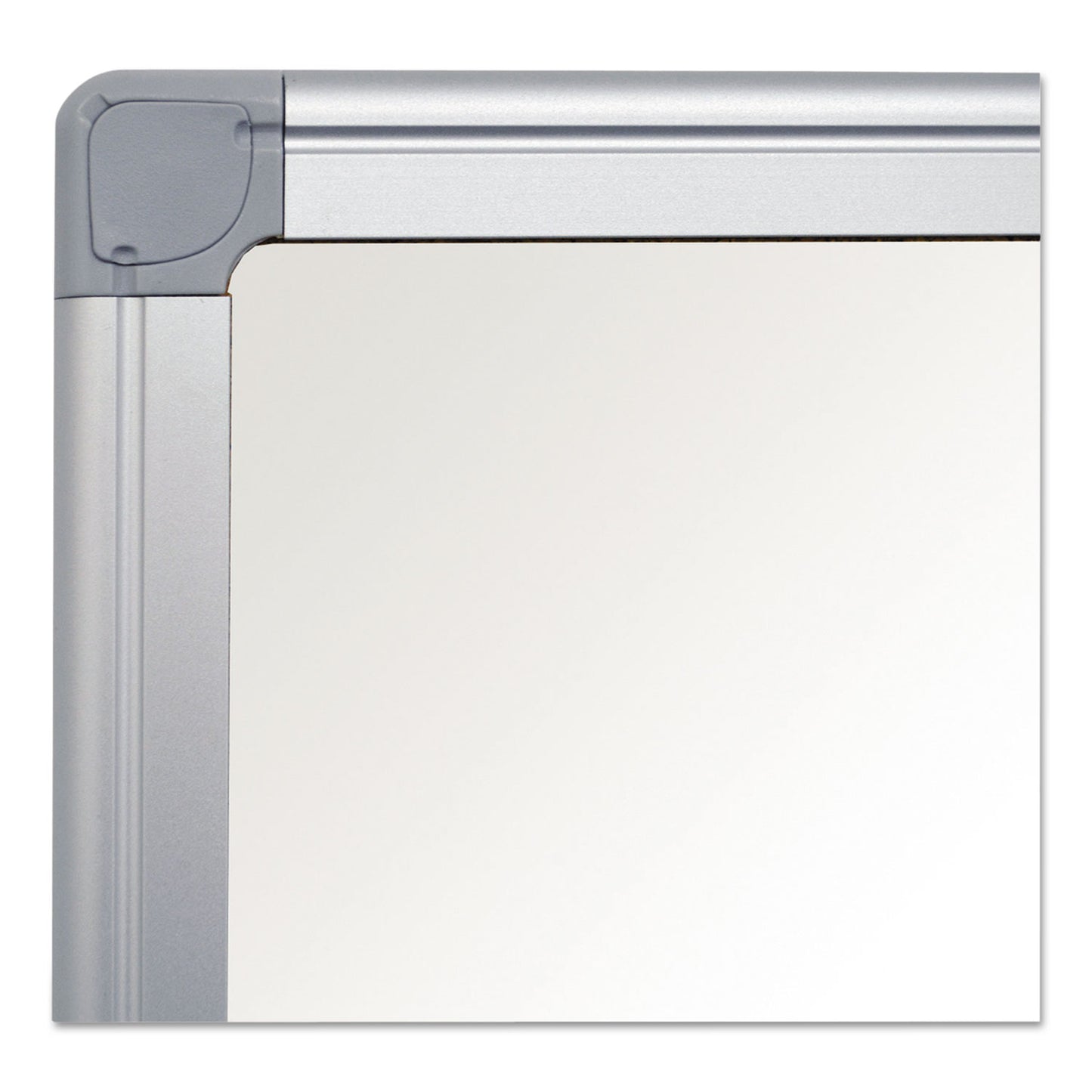 MasterVision Earth Silver Easy-Clean Dry Erase Board, 36 x 24, White Surface, Silver Aluminum Frame (CR0620790)