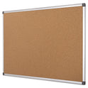 MasterVision Value Cork Bulletin Board with Aluminum Frame, 24 x 36, Tan Surface, Silver Aluminum Frame (CA031170)