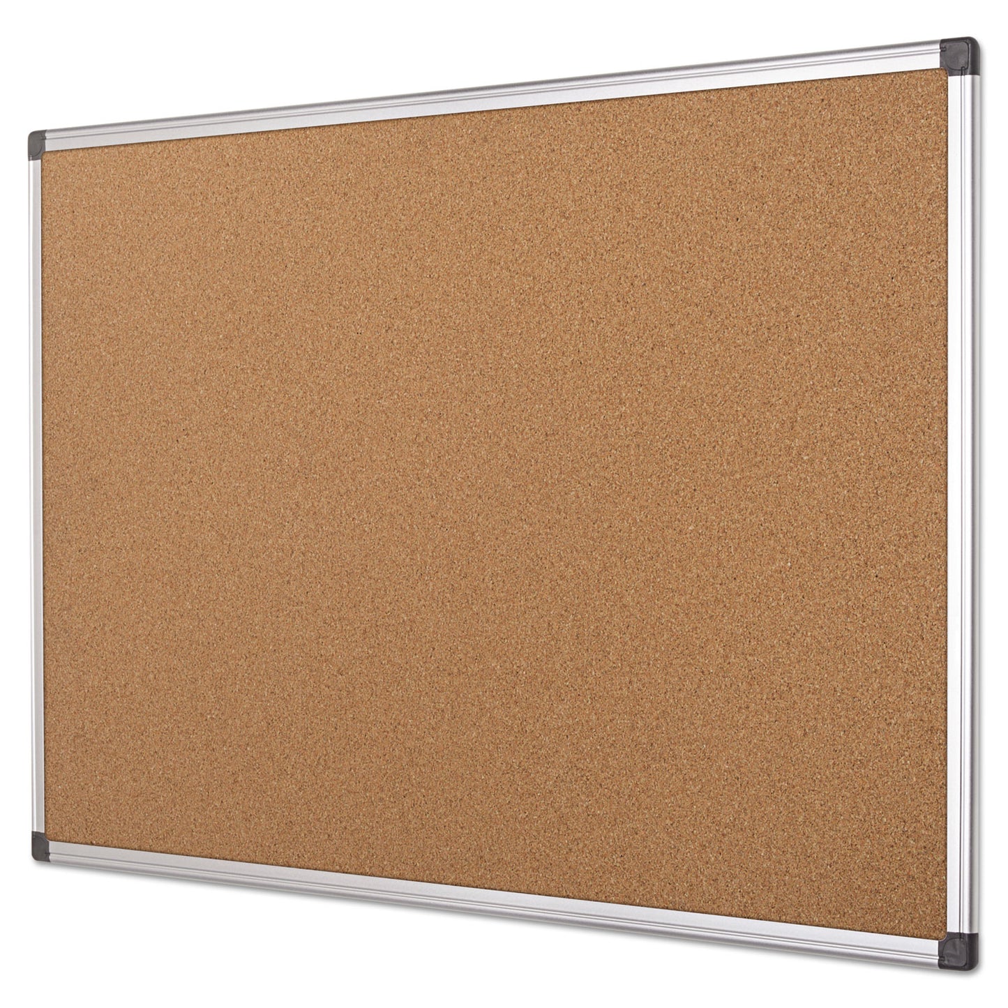 MasterVision Value Cork Bulletin Board with Aluminum Frame, 24 x 36, Tan Surface, Silver Aluminum Frame (CA031170)